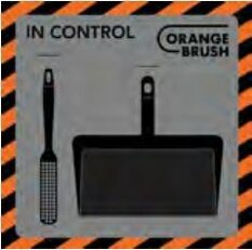 Orange Brush Schaduwborden