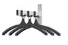 Vepa Bins WANDGARDEROBE HIQ 3 HANGERS zwart, aluminiumgrijs