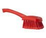Vikan Zachte/Gespleten Afwasborstel Met Korte Steel 270mm Rood