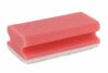 Schuurspons met handgreep Rood