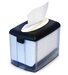 BulkySoft System One Servetdispenser Tafel model Zwart/Transparant