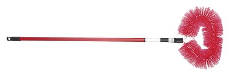 Raagbol kunstvezel ovaal met telescoopsteel 