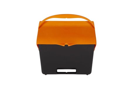 Orange Brush Gesloten stofblik me..