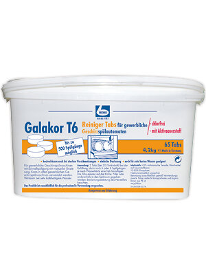 Becher Galakor T6 reinigerstablet..