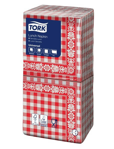 Tork 509350 red check