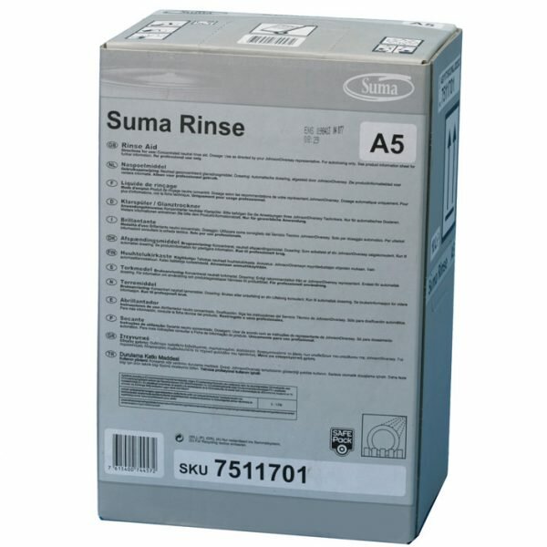 Suma rinse A5  safepack 10 ltr (naglansmiddel)