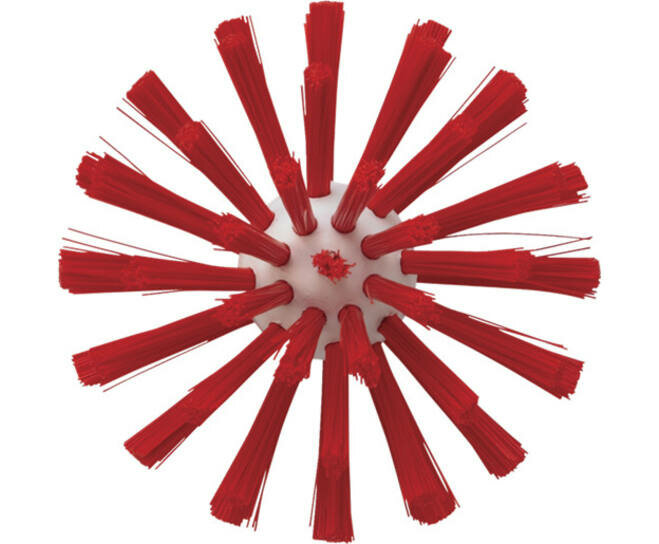 Vikan Steelmodel Pijpborstel Medium Ø90, 160mm Rood