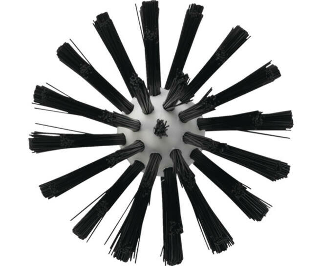 Vikan Steelmodel Pijpborstel Medium Ø90, 160mm Zwart