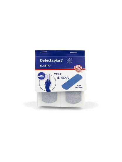 Detectaplast Tear&Wear Elastic 25x72mm doos 5x36 stuks
