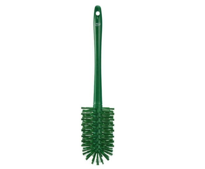 Vikan Medium Harde Pijpborstel Met Handvat (uit een stuk), Ø90, 460mm Groen
