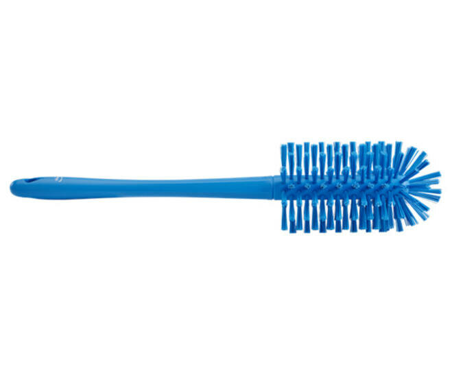 Vikan Medium Harde Pijpborstel Met Handvat (uit een stuk), Ø90, 460mm Blauw