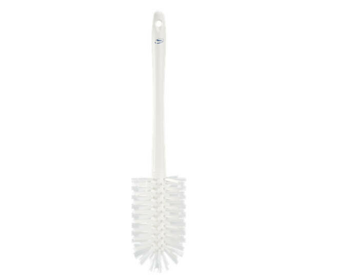 Vikan Medium Harde Pijpborstel Met Handvat (uit een stuk), Ø90, 460mm Wit