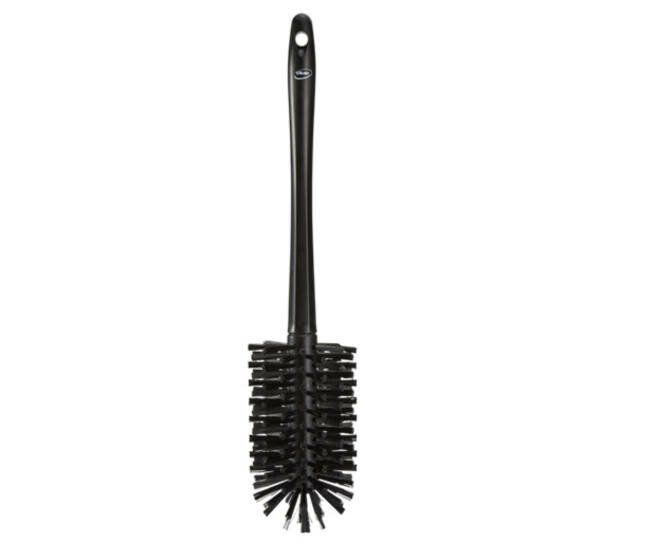 Vikan Medium Harde Pijpborstel Met Handvat (uit een stuk), Ø90, 460mm Zwart
