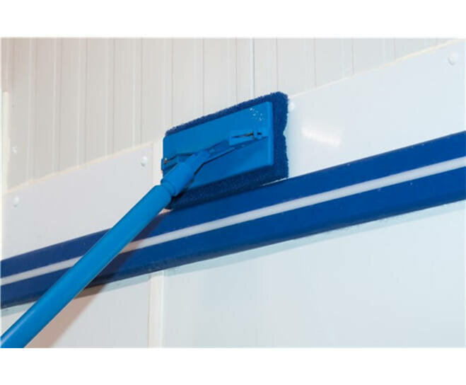 Vikan Hygi&euml;ne  Padhouder Steelmodel 230mm Blauw