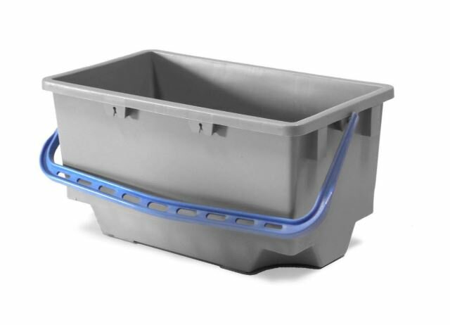 Numatic Grijze emmer 18 liter met blauwe hendel t.b.v. EM1 &amp; EM2