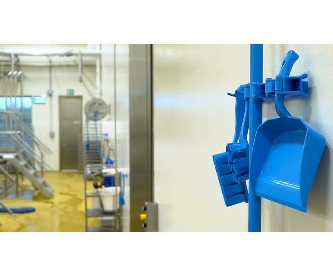 Vikan Hygiënisch Hi-Flex Ophangsysteem 420mm Blauw