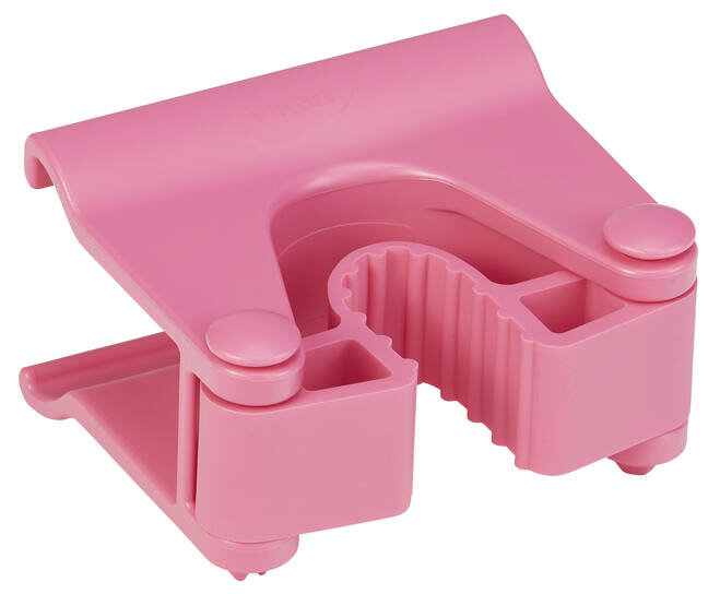 Vikan Hygiëne Klem voor Hi-Flex Wandhouder 82mm Roze