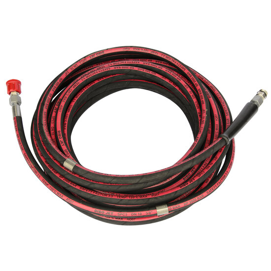 DIBO Hogedrukslang met groot werkbereik (3/8", 10 m) t.b.v. ECN-T & ECN-XL