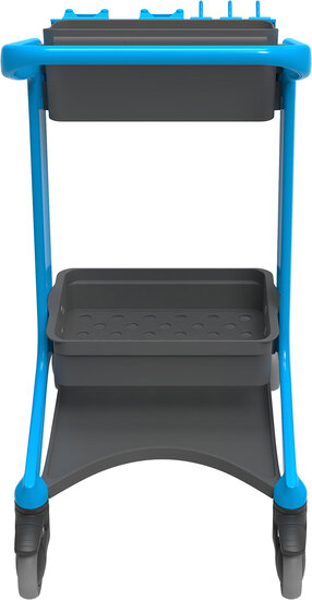Vikan HyGo 78CM Blauw &ndash; Mobiel Reinigingsstation (Werkwagen)