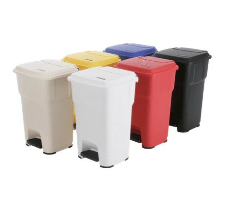 Vileda HERA Pedal Bin 60l - Zwart