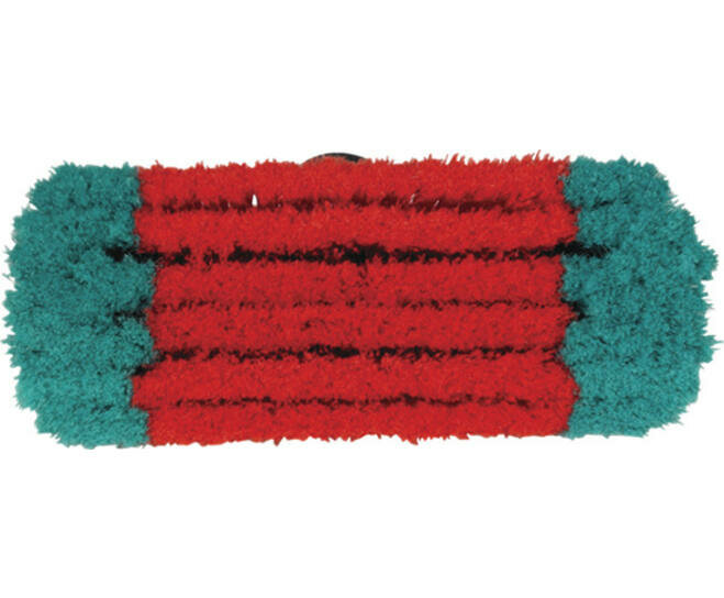 Vikan Transport Waterdoorlatende wasborstel 223mm Rood/Groen