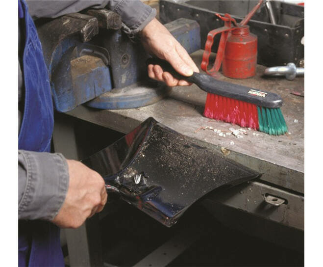 Vikan Transport Zachte Handbezem 330mm Rood/Groen