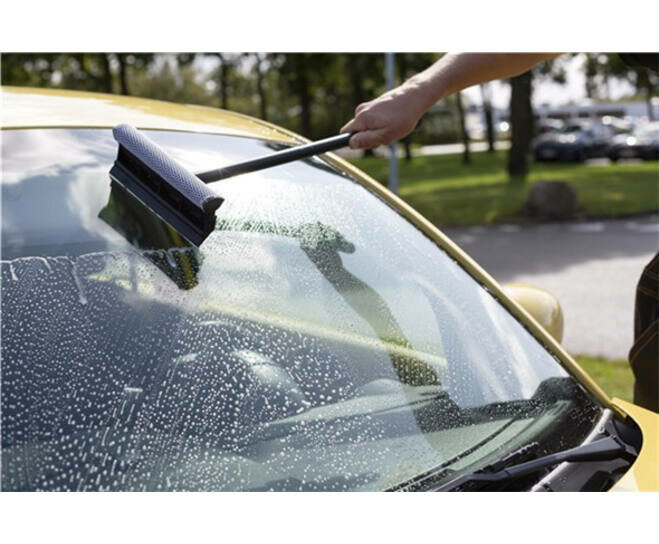 Vikan Transport Raamwisser Met Spons 50CM Steel Zwart