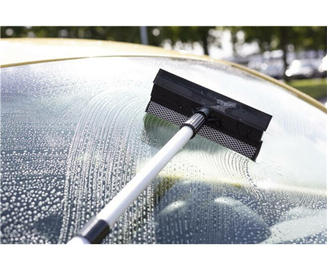 Vikan Transport Raamwisser Met Spons En Telescoopsteel 60-125 cm Zwart