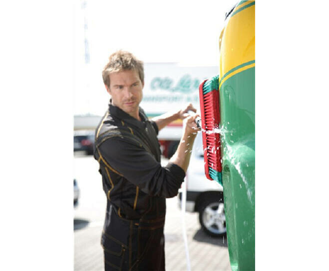 Vikan Transport Waterdoorlatende Wasborstel 370mm Rood/Groen