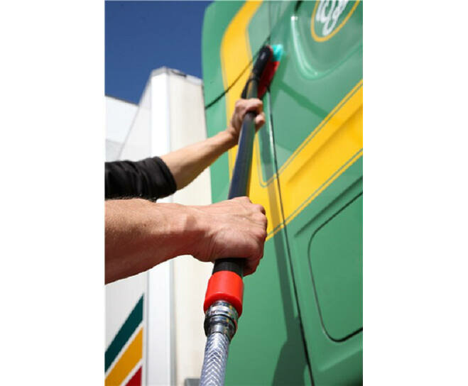 Vikan Transport Waterdoorlatende Telescoopsteel Met Q-Koppeling  &Oslash;32, 106.0-160.0cm , Zwart