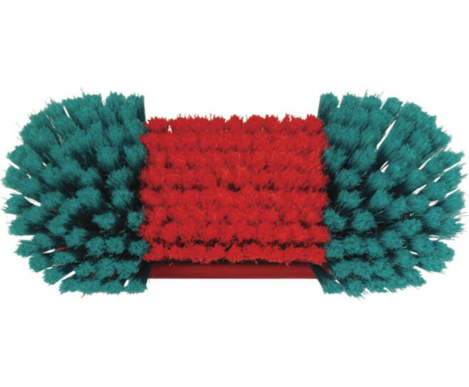 Vikan Transport Waterdoorlatende Wasborstel 250mm Rood /Groen