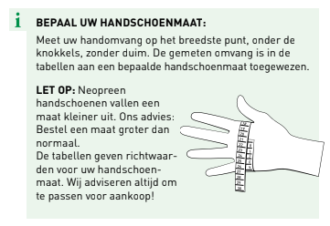 Unger ErgoTec Neopreen handschoenen  20-21cm (8) 