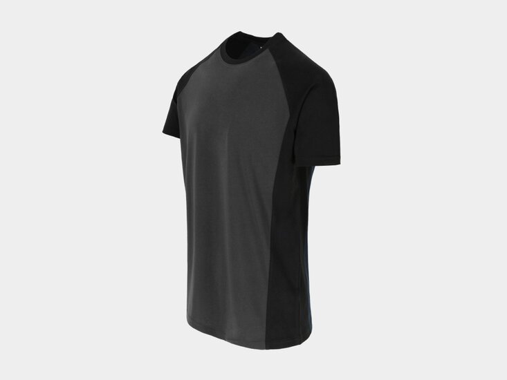 Herock TORI Tweekleurig T-shirt met korte mouwen Antraciet/Zwart