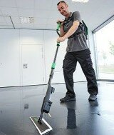 Unger erGO! Telescoopsteel S-vorm met Tankhouder 1.3-1.7m