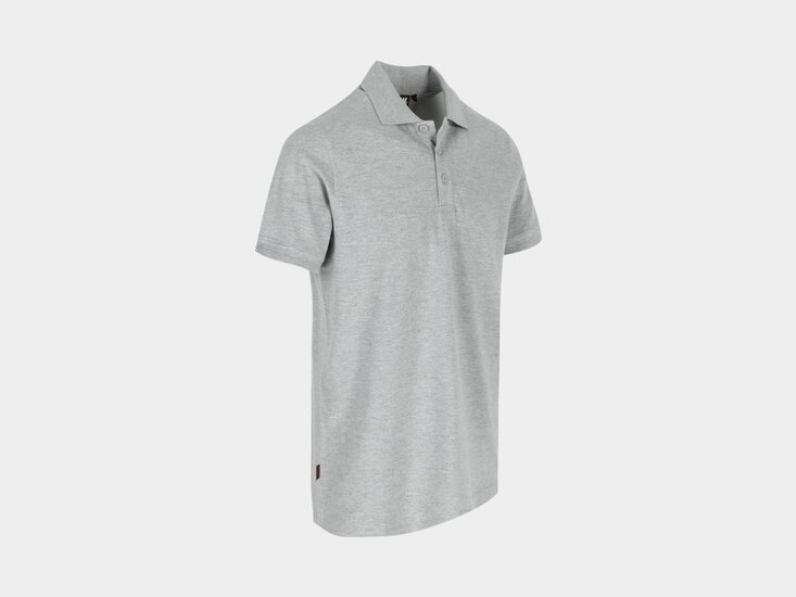 Herock LEVOR polo korte mouwen Licht Heather Grijs