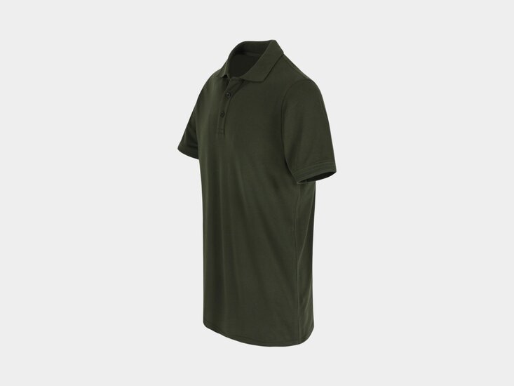Herock LEVOR polo korte mouwen Donker Kaki