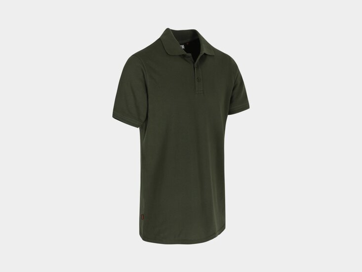 Herock LEVOR polo korte mouwen Donker Kaki
