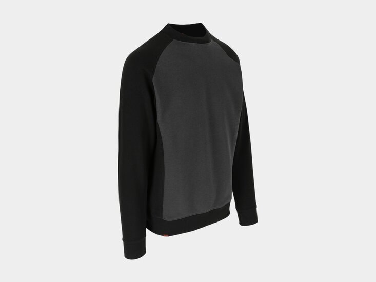 Herock BORIS Tweekleurig Sweater Antraciet/Zwart