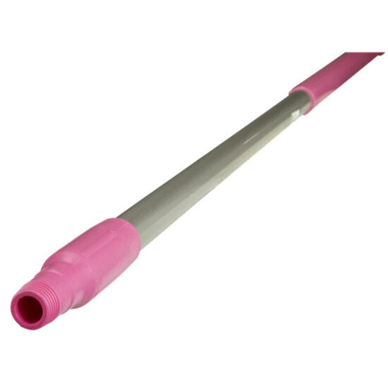 Vikan Ergo steel Aluminium handgreep Roze 1510 mm &Oslash;31mm 