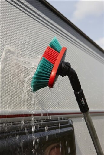 Vikan Transport Waterdoorlatende Korte Telescoopsteel  &Oslash;32, 108.0-160.0cm , Zwart