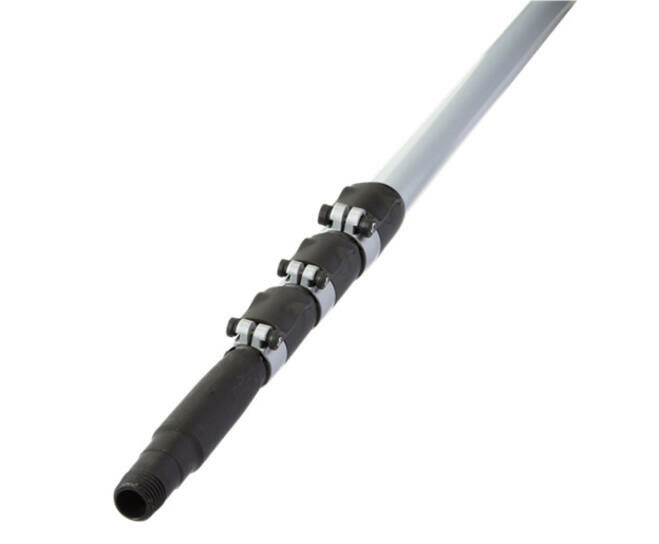 Vikan Hygi&euml;ne  Glasvezel Telescoopsteel 1880-6000mm Grijs