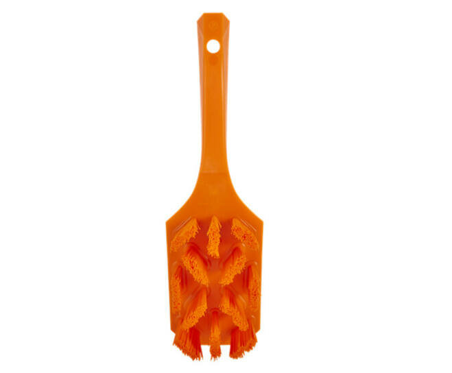 Vikan UST Afwasborstel Korte Steel Hard 260mm Oranje