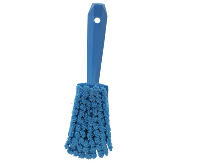 Vikan Zachte/Gespleten Afwasborstel Met Korte Steel 270mm Blauw
