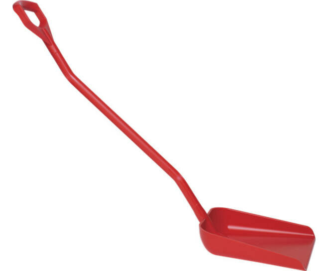 Vikan Ergonomische Schop Lange Steel 1310mm Rood