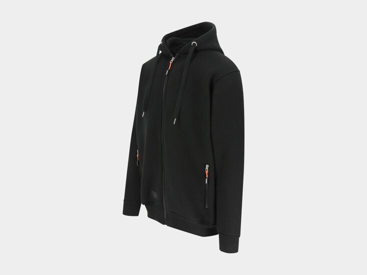 Herock OTIS Sweater met Kap Zwart 