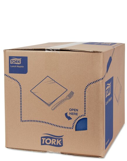 Tork Lunchservet  2-Laags Donkerblauw 1/8 vouw, 10x200st, 2.000st/doos