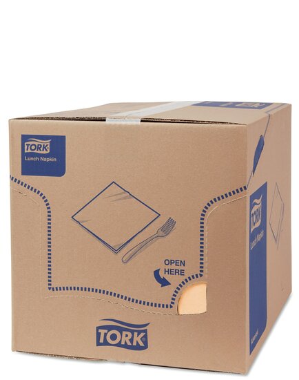 Tork Lunchservet  2-Laags Zand 1/8 vouw, 10x200st, 2.000st/doos