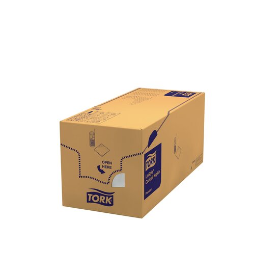 Tork Linstyle Cocktailservet Premium 1-Laags wit 23X23Cm   14x100st, 1.400st/doos