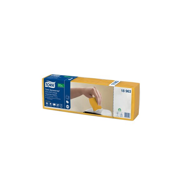Tork Xpressnap Dispenserservet Oranje 8x1.000st, 8.000st/doos