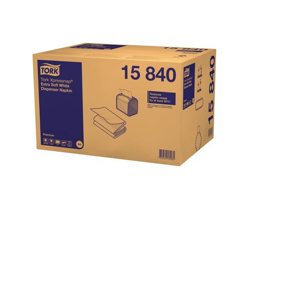 Tork Xpressnap&reg; Extra Zacht dispenserservet N4 wit 8x500st, 4.000st/doos